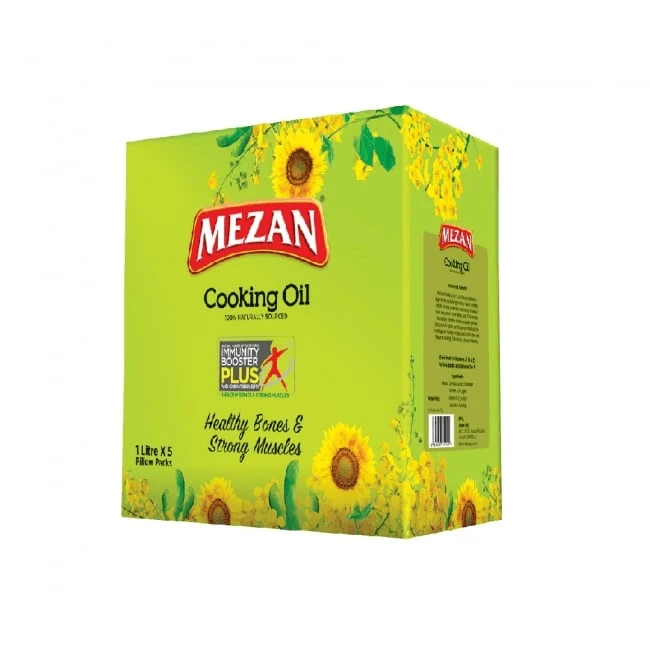 MEZAN COOKING OIL 1L X5