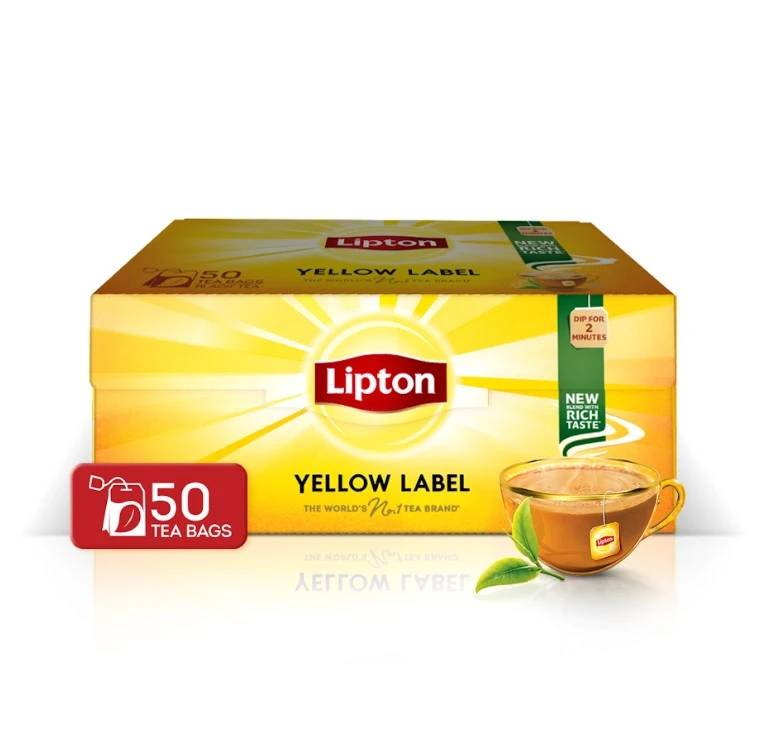 Lipton Yellow Label Black Tea 50 Tea Bags
